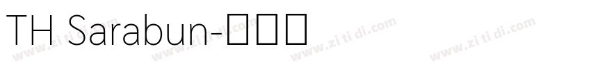 TH Sarabun字体转换